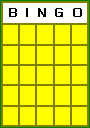 Bingo Full House Pattern.