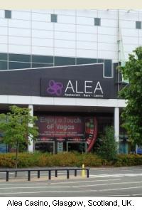 Alea Casino, Glasgow, Scotland, United Kingdom.