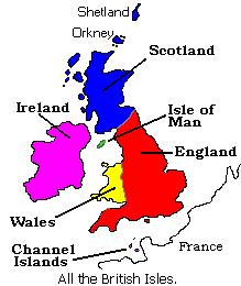 Labeled British Isles