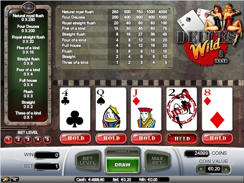 free video poker casinos online games in USA