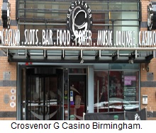 Grosvenor G Casino Birmingham.