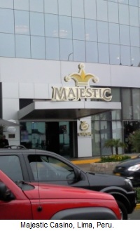 Majestic Casino, J.W. Marriott Hotel, Lima, Peru.