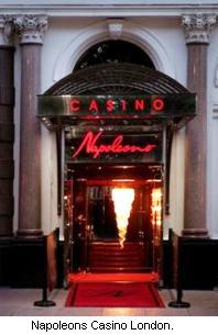 Napoleons Casino London, UK.