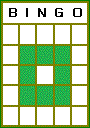 Bingo Inside Picture Frame Pattern.