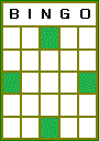 Bingo Outside Diamond Pattern.