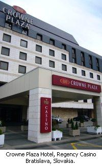 Crowne Plaza Hotel and Regency Casino, Bratislava, Slovakia.