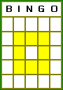 Bingo Inside Picture Frame Pattern.