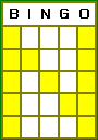 Bingo Letter N Pattern.