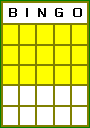 Bingo Mini Full House Pattern.