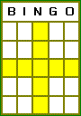 Bingo Plus Sign Pattern.