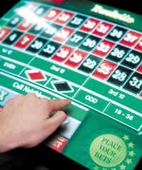 Touchbet Roulette Terminal.