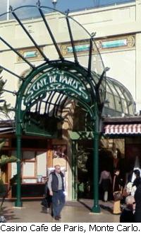Le Cafe de Paris, Monte-Carlo.