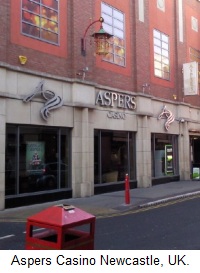 Aspers Casino at the Gate, Newcastle, UK.