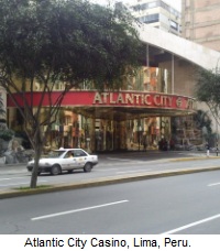 Atlantic City Casino, Lima, Peru.