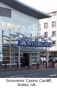 Grosvenor Casino Cardiff, Wales, United Kingdom.