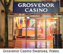 Grosvenor Casino Swansea, Wales.