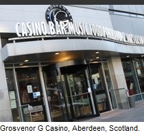 Grosvenor G Casino Aberdeen, Scotland.