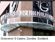 Grosvenor G Casino Dundee, Scotland.